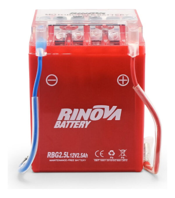 Bateria De Gel Para Motocicleta 12v 2.5ah Rinova
