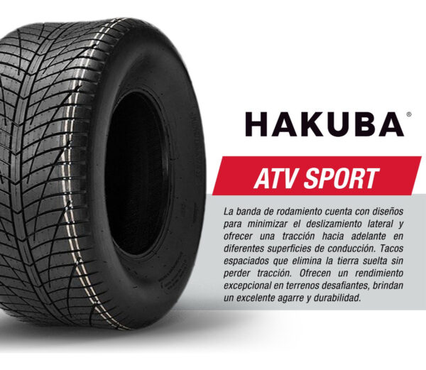 Llantas X4 25x8-12 P354 43j  Y 25x10-12 P354 Tl 50j  Hakuba - Imagen 3