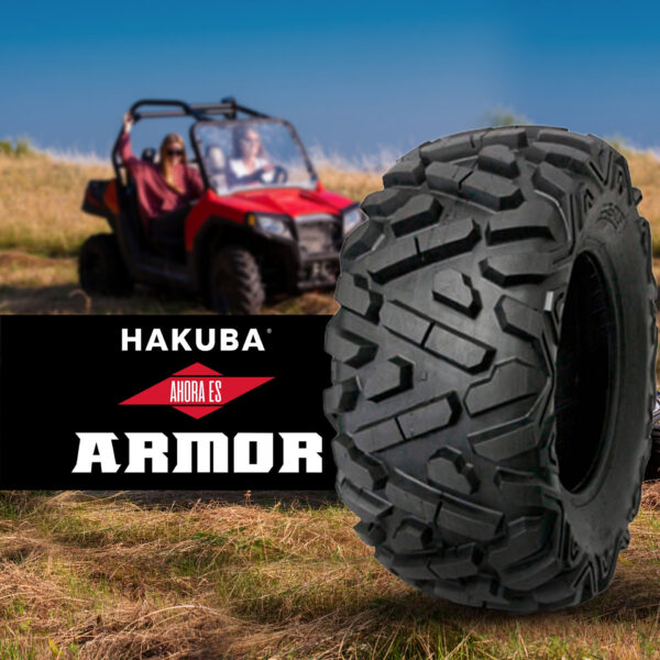 Llanta Cuatrimoto Atv 26x11r12 P350 Tl 67j 6pr Hakuba- Armor - Imagen 4