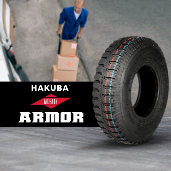 Combo X4 Llantas Carretilla 2.50-4 P522 Tt 4pr Hakuba-armor - Imagen 4