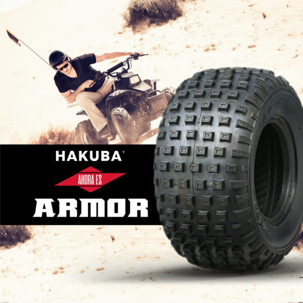 Combo X4  Llantas Cuatrimoto Atv 145/70-6 P319 Tl 2pr Hakuba - Imagen 4