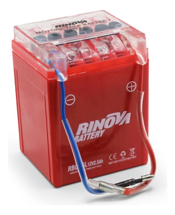 Bateria De Gel Para Motocicleta 12v 2.5ah Rinova - Imagen 2