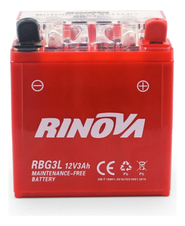 Bateria De Gel Para Motocicleta 12v 3ah Rinova