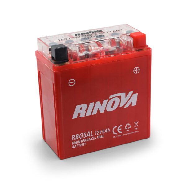 Batería De Gel Para Motocicleta 12v 5ah rbg5al Rinova - Imagen 2