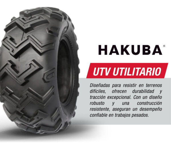 Llantas X4 25x8-12 P306 38f Y 25x10-12 P306 Tl 45f  Hakuba - Imagen 3