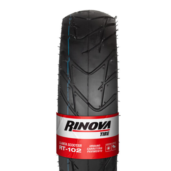 Llanta Scooter  90/90-10 Rt-102 Con Camara  55j Rinova