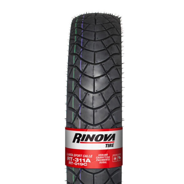 Llanta Sport Calle 100/90-17 Rt-311a Tl 61l Rinova Tires