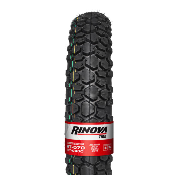 Llanta Enduro 110/90-17 Rt-070 Sin Cámara 72l Rinova