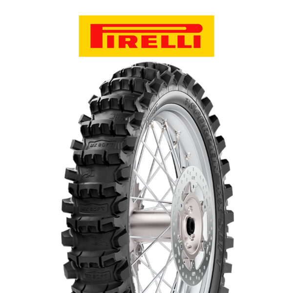 Llanta Para Moto 90/100-16 Scorpion Mx Soft Tt 51m Pirelli - Imagen 2