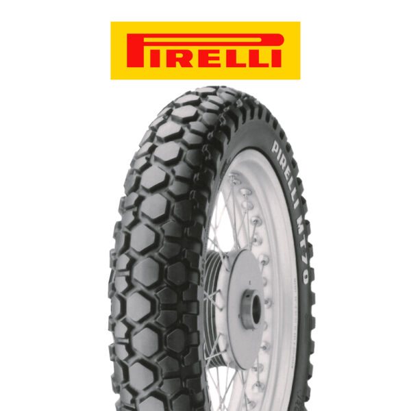 Llanta Para Moto 110/80-18 Mt70 Tt 58r Pirelli - Imagen 2