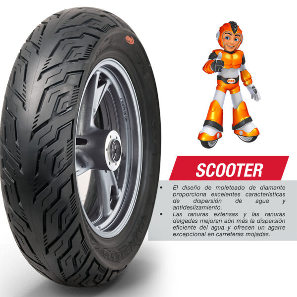 Llanta Moto 120/70-12 Cm547 Tl 58s Cst - Imagen 3