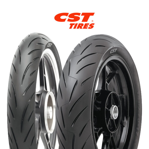 Llanta Para Moto 100/80-17 Cm-nk01 Tl 52s Cst - Imagen 2
