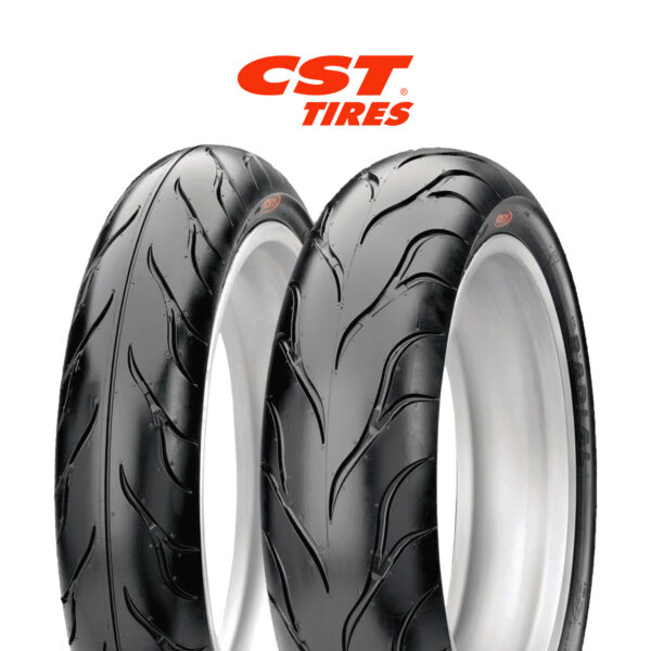 Llanta Para Moto 100/80r17 Cm615 Tl 52h Cst - Imagen 2