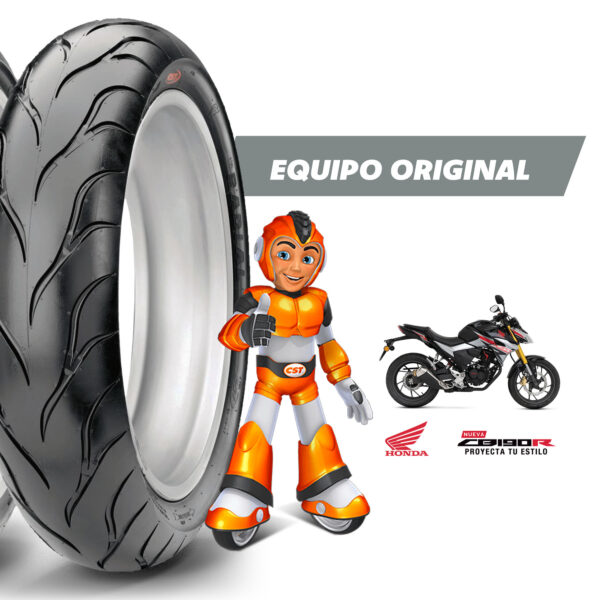 Llanta Para Moto 100/80r17 Cm615 Tl 52h Cst - Imagen 4