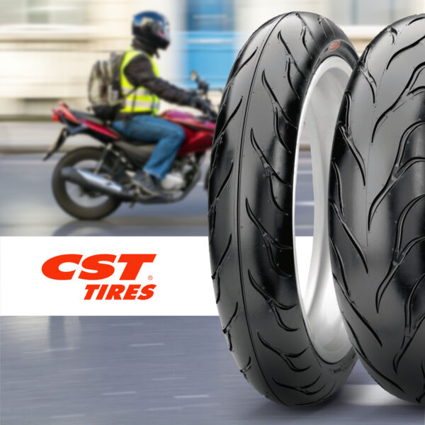 Llanta Para Moto 100/80r17 Cm615 Tl 52h Cst - Imagen 5