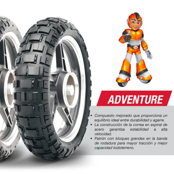 Llanta Moto 170/60r17 Cm-a5 Tl 72t Cst By Maxxis - Imagen 3