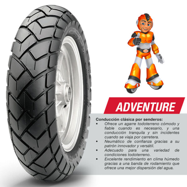 Llanta Moto 90/90-21 C6017 Tl 54p Cst By Maxxis - Imagen 3