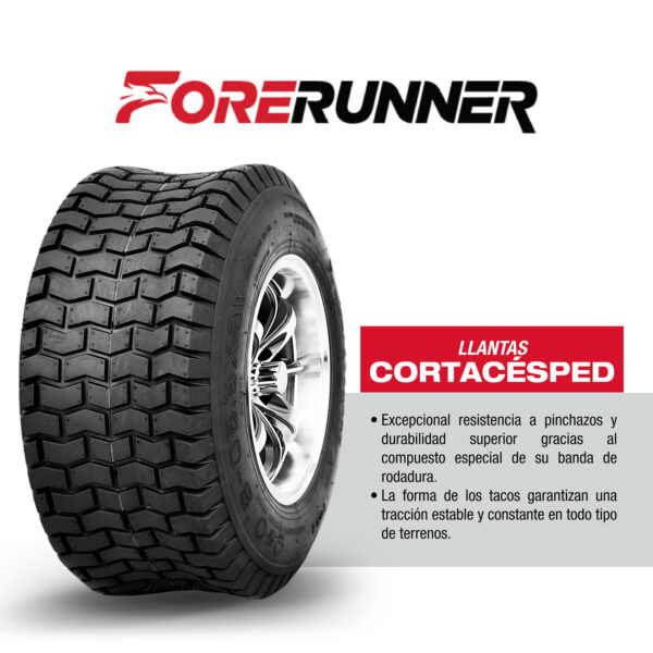 Llanta 13X6.50-6 LG01 TL 4PR FORERUNNER - Imagen 3