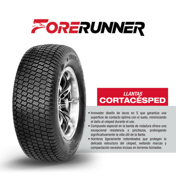Llanta 20X10.00-8 WAVE TL 4PR FORERUNNER - Imagen 3
