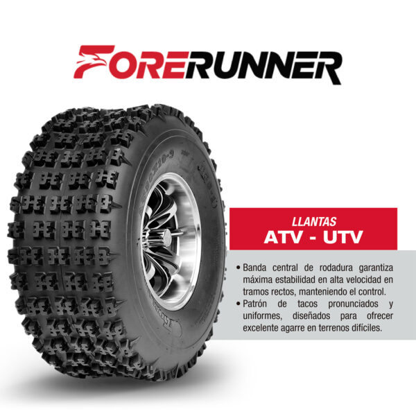 Llanta 20X11-9 EOS-H TL 43F 6PR FORERUNNER - Imagen 3