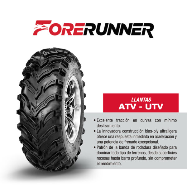 Llanta 21X7-10 MARS A TL 30F 6PR FORERUNNER - Imagen 3