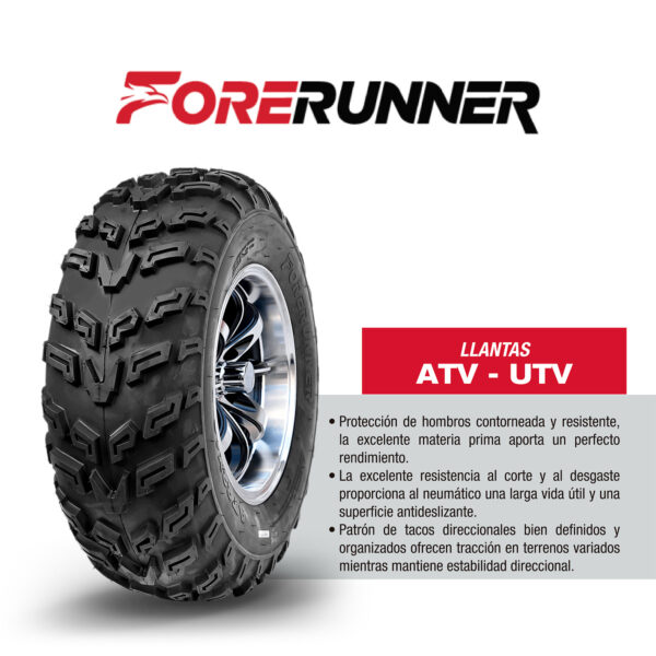 Llanta 23X7-10 ZETA TL 39F 6PR FORERUNNER - Imagen 3