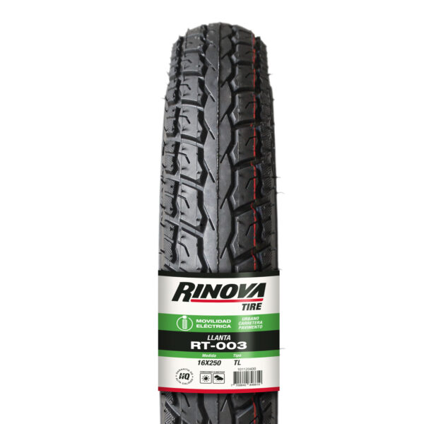 Llanta Bicicleta electrica 16X250 RT-003 TL RINOVA