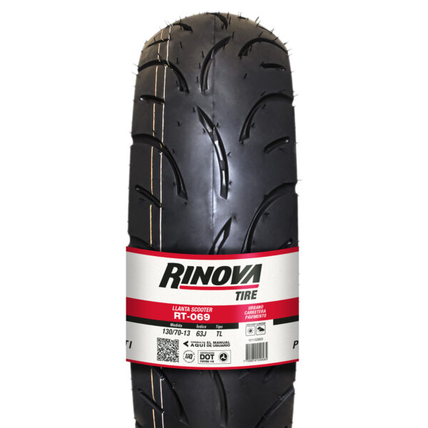 Llanta 130/70-13 RT-069 TL 63J RINOVA TIRES