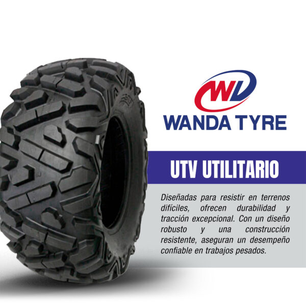 Llanta UTV utilitario 26X8-12 P350 TL 6PR WDT - Imagen 5