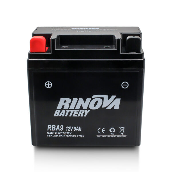 Batería motocicleta RBA9 12V 9Ah RINOVA BATT - Imagen 3