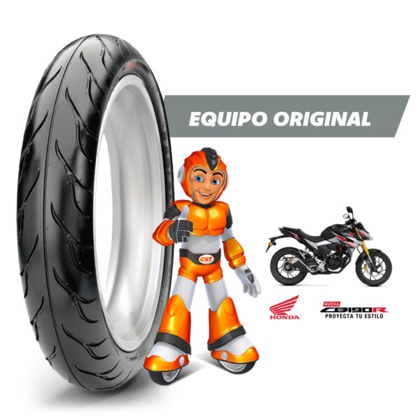 Llanta Para Moto 100/80r17 Cm615 Tl 52h Cst - Imagen 4