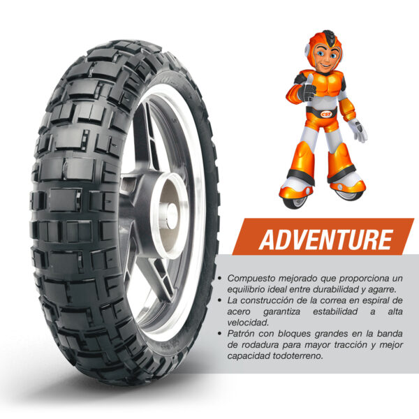 Llanta Moto 170/60r17 Cm-a5 Tl 72t Cst By Maxxis - Imagen 3